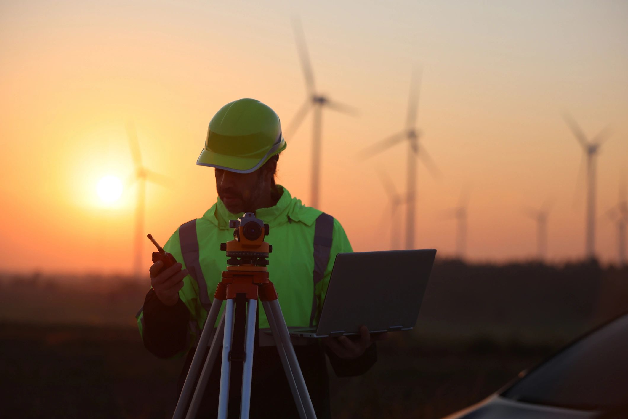 Topographic survey in urban area